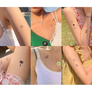GaGiNang Tattoo กันน้ำ ไม่ลอก แทททูรอยสัก แทททูสติ๊กเกอร์ สติกเกอร์รอยสัก แทททูกันน้ำ ติดทนนาน15วัน
