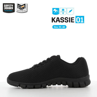 [รับประกัน 3 เดือน] Safety Jogger รุ่น KASSIE O1 รองเท้าผ้าใบใส่ทำงาน รองเท้ากันลื่น น้ำหนักเบา ซับแรงกระแทก