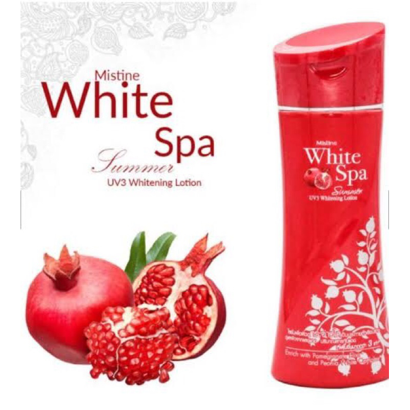 Mistine White Spa Summer UV3 Whitening Lotion มิสทิน ไวท์ สปา ซัมเมอร์ ยูวี ทรี ไวท์เทนนิ่ง โลชั่น 2