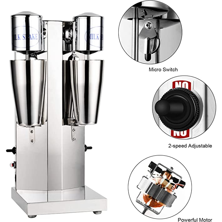 เครื่องปั่นผสม Milk shake เครื่องมิลล์เชค ปั่นไอศกรีมมิลค์ ปั่นชานม