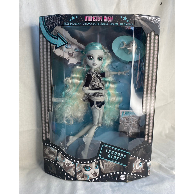พร้อมส่ง monster high reel drama lagoona blue NIB สภาพตามรูป