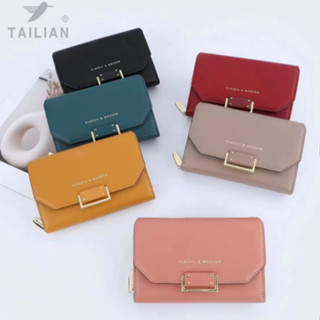 📣SALE📣พร้อมส่ง !!!กระเป๋าสตางค์ผู้หญิง Classic &amp; Modern กระเป๋าสตางค์ใบกลาง 3พับ T2701-050