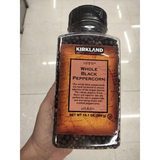 Kirkland Signature Whole Black Peppercorn พริกไทยดำแบบเม็ด 399 กรัม