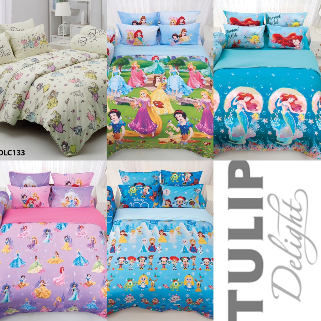 LC24 ผ้าปูที่นอน ลายเจ้าหญิง/Tulip Delight