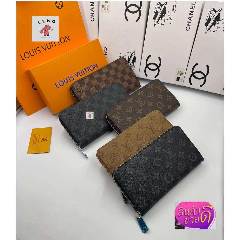 กระเป๋าสตางค์ผู้หญิงใบยาว หลุยล์ ใส่ได้ทุกโอกาสสะดวกใช้งานสินค้ามีสต๊อกพร้อมส่ง