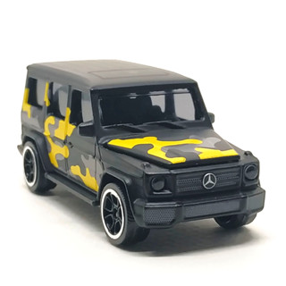 Majorette Mercedes Benz G500 - Camouflage Matte Black ล้อ 5HCBCL Scale 1/61 (8cm)Ma Black