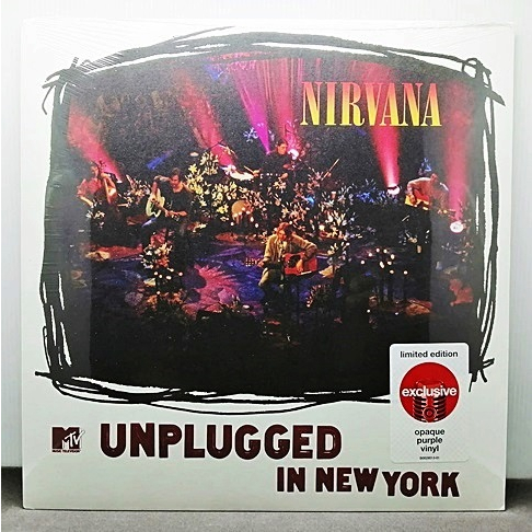 แผ่นเสียง Nirvana ชุด Unplugged Limited Target 1LP Purple Vinyl *แผ่นใหม่ มือหนึ่ง ซีล (Sealed) พร้อ