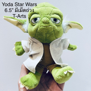 #ตุ๊กตา #โยดา #สตาร์วอร์ส #Yoda จาก #Star #Wars #Trilogy #Buddies #ขนาด6.5นิ้ว #ก้นถ่วง #งานปัก T-Arts Beans Collection