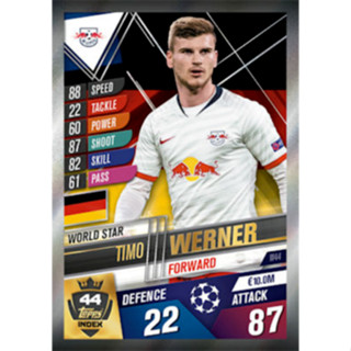 Timo Werner (RB Leipzig) W44.  MATCH ATTAX 101 2019/20 - WORLD STAR