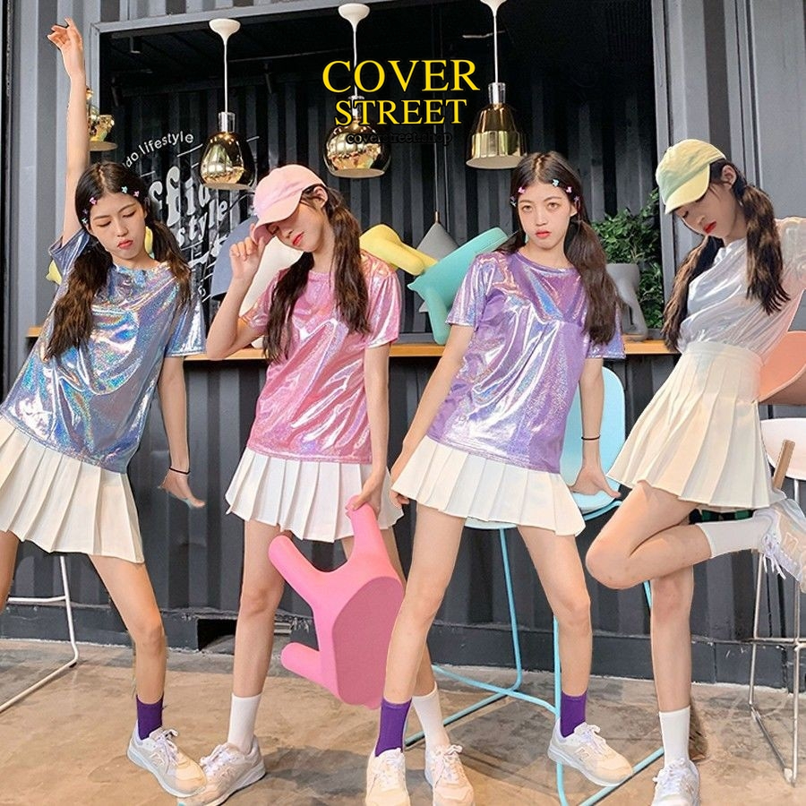 coverstreet พร้อมส่งจากไทย เสื้อเมทาลิก กริ๊ตเตอร์ วิ๊งสะท้อนแสงไฟ สำหรับสายปาตี้