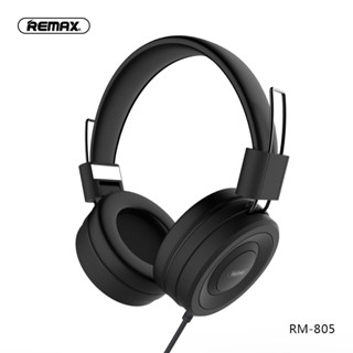 REMAX RM-805 4D Headphone หูฟังแบบครอบหูพร้อมไมค์โครโฟน รองรับ iOS Android แท็บเล็ต Computer Notebook