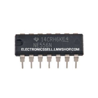 NE556N ไอซี IC NE556 N 1ตัว 1pcs ตัวถัง DIP-14 ยี่ห้อ TEXAS  อุปกรณ์ อะไหล่ อิเล็กทรอนิกส์ ใน ไทย ราคา หน่วย บาท