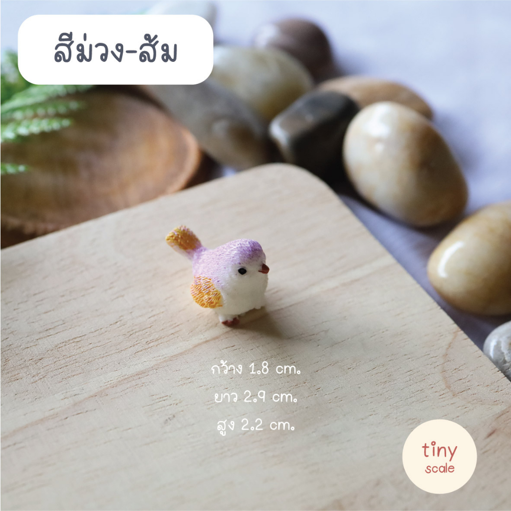 โมเดลนกจิ๋ว สำหรับทำโมเดล ฉาก Diorama จัดสวนถาด สวนโหลแก้ว บ้านตุ๊กตา Miniature
