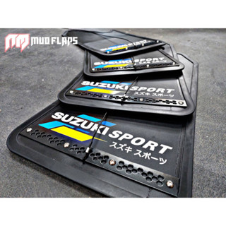 บังโคลนรถยนต์ ลาย SUZUKI SPORT เพลทดำ