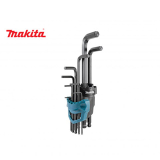 ชุดประแจหกเหลี่ยม หัวบอลล์ ตัวแอล 9/อันชุด MAKITA® รุ่น B-65894