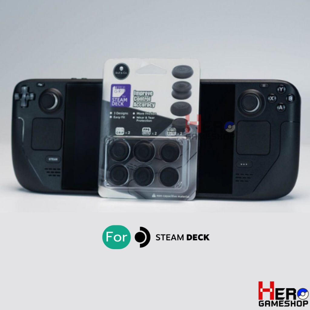Skull & Co. Steam Deck / ROG ALLY / PS5 Portal / Legion Go Thumb Grip Set จุก ซิลิโคน อนาล็อก 3 คู่ / 6 ชิ้น ในแพ็ค