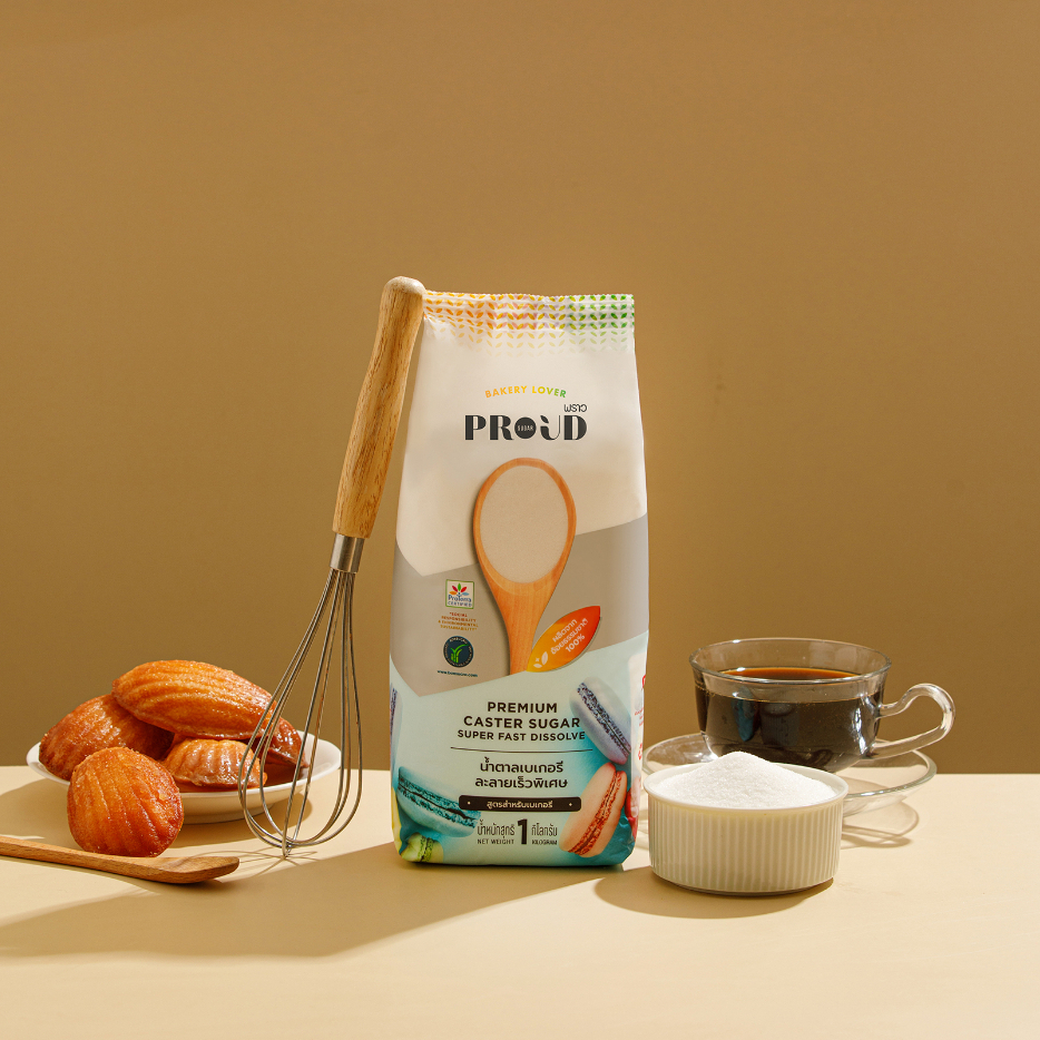 PROUD พราว น้ำตาลเบเกอรี 1 kg x4  Premium Caster Sugar, Super fast dissolve for Bakery ราคา ถูกที่สุด ดีลบีเคเค แกลเลอรีภาพที่ 4