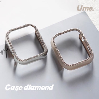 เคส เพชร diamond iwatch  case watch 8 7 6 Se 5 ขนาด 40 /41/44/45mm  case smart watch  เคสสําหรับแอปเปิ้ลวอช