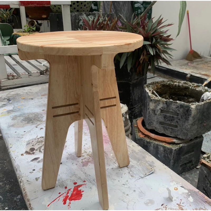 เก้าอี้ไม้แท้ (stool)