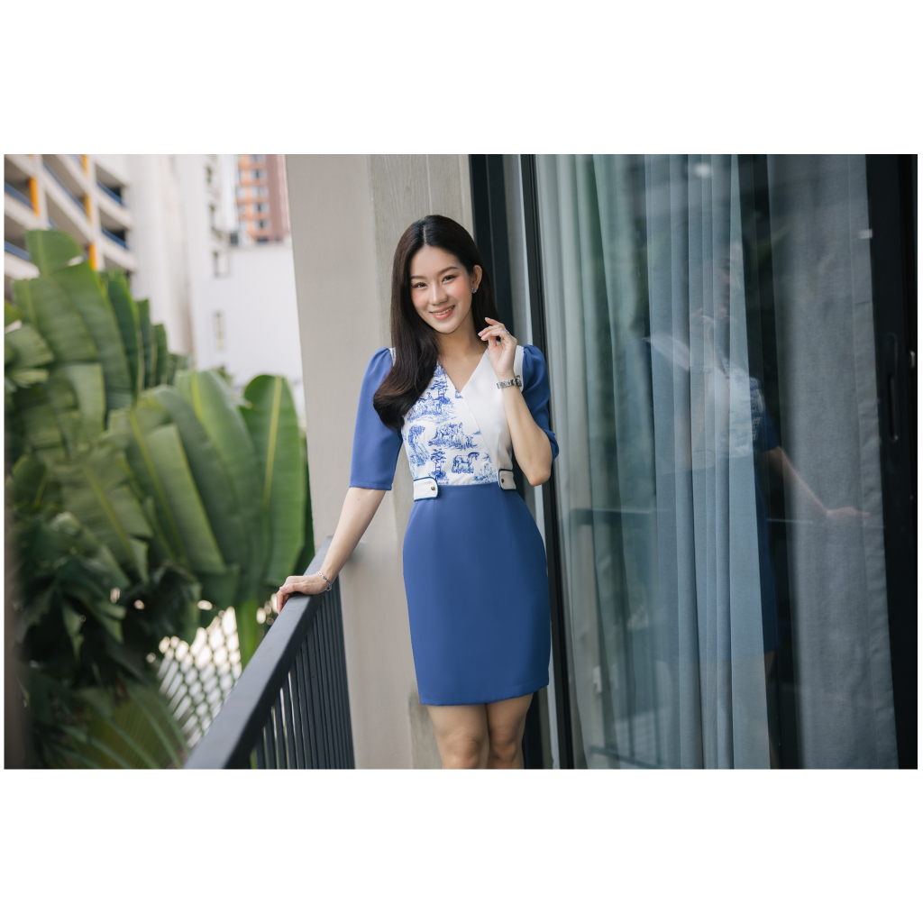 VERSILLES' dress (LIMITED FABRIC PRINT)