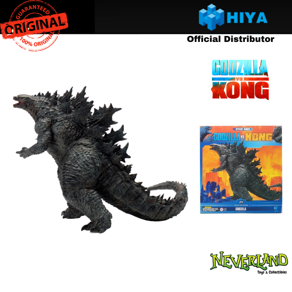 (Sold out) Hiya Toys GODZILLA VS KONG Godzilla 8" PVC statue Stylist Series