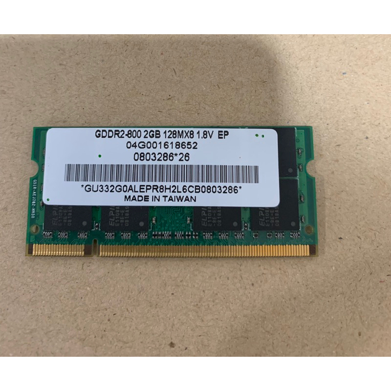 RAM DDR2 800 2GB 128mx8 1.8v ep