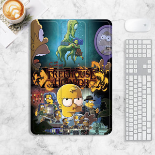 Simpsons เคสไอแพด gen10 10.2 gen7/8/9 เคส iPad air4/5 mini1/2/3/4/5/6 case iPad 2021 2022 pro11 เคสซิลิโคน มีที่ใส่ปากกา