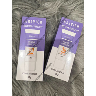 [ของแท้/พร้อมส่ง] GRAVICH Melasma Corrective Hybrid ครีมกันแดด ลดฝ้ากระ SPF50 PA+++ ขนาด 30 กรัม. (จำนวน 1 ชิ้น)