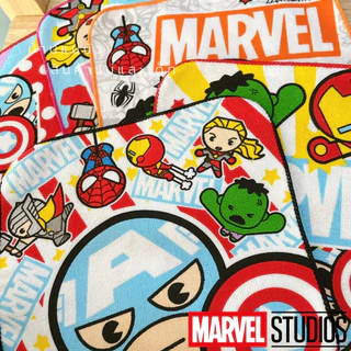 ผ้าเช็ดหน้า ||20x20|| ลายการ์ตูน ฮีโร่ กัปตัน พร้อมส่ง เลือกลายได้ ไม่มีขั้นต่ำ