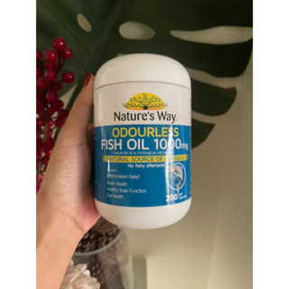 Nature’s Way Fish Oil 1,000 มิลลิกรัม 200 แคปซูล Exp.04/25