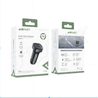 หัวชาร์จ ที่ชาร์จในรถ ACEFAST รุ่น B2  type-c ไทป์ซี 2ช่อง ชาร์จเร็ว 72W Max output Fast Charge Car Charger USB Type-C