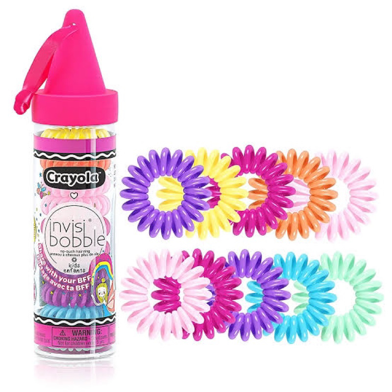 พร้อมส่ง Invisibobble kids crayola set 10 เส้น ของแท้จากเยอรมัน