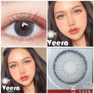 Veera สีเทา Lovelylens Bigeye gray ✨คอนเเทคเลนส์กรองเเสง✨