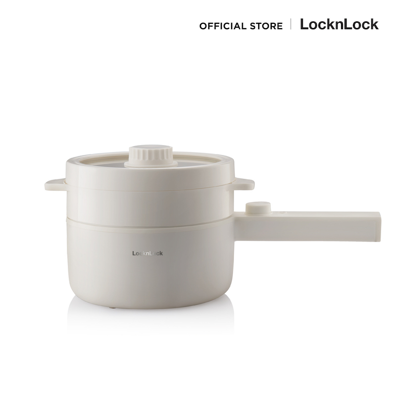 LocknLock หม้อต้มไฟฟ้าอเนกประสงค์ Electric Multi Pot ความจุ 1.5 ลิตร รุ่น EJP436IVY