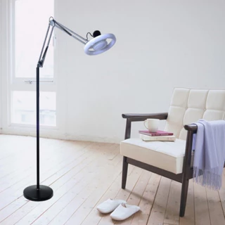 360°หมุนเต็มมุมแสงโคมไฟความงาม ตั้งพื้น LED โคมไฟคลินิคเสริมความงาม สักคิ้ว