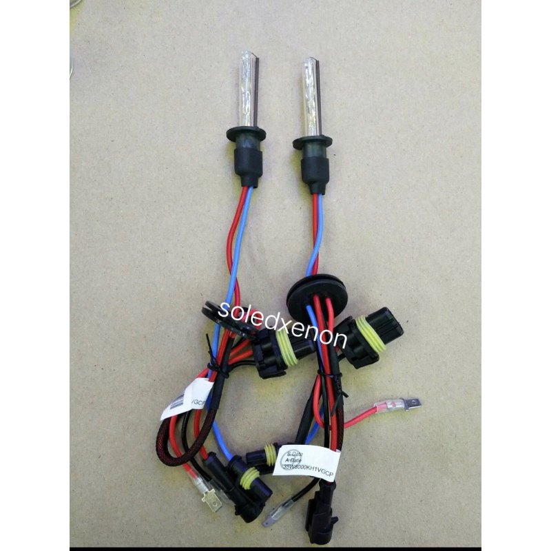 หลอดxenon  ขั้ว H1 8000k จำนวน1คู่  ประกัน3เดือน