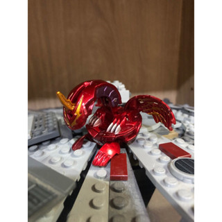 Bakugan Battle Brawlers Rare Red Pyrus APOLLONIR  ( metallic custom painted )  #บาคุกัน