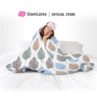 SiamLatex Resta Tropicana Hill ผ้าห่ม  ผ้านวม ใยขนห่านเทียม ขนาด 5/6 ฟุต ลาย ทรอปิคาน่า ฮิลล