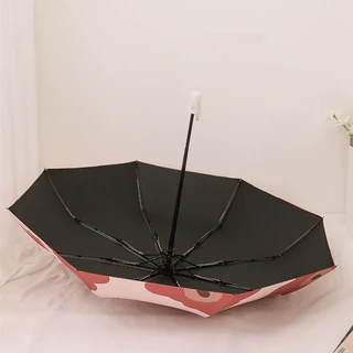 ☔ร่มกันฝน กันแดด&รังสีUV รุ่นอัตโนมัติ ดอกไม้ใหญ่ พกพา 3สี ร่มแมนนวล ร่ม Auto ขนาดเล็ก ร่มมินิ สวย