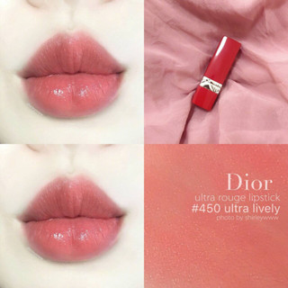 Beauty-Siam แท้ทั้งร้าน !! แบ่งขายลิปสติก DIOR ULTRA CARE สี 450 ขนาด 0.5 กรัม พร้อมแปรงทาลิป