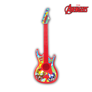 Avengers ลิขสิทธิ์แท้ ชุดของเล่น กีตาร์4 สาย อเวนเจอร์ส Guitar  ขนาด 16x47x4.5 ซม. กีตาร์เด็ก ดีดได้จริง