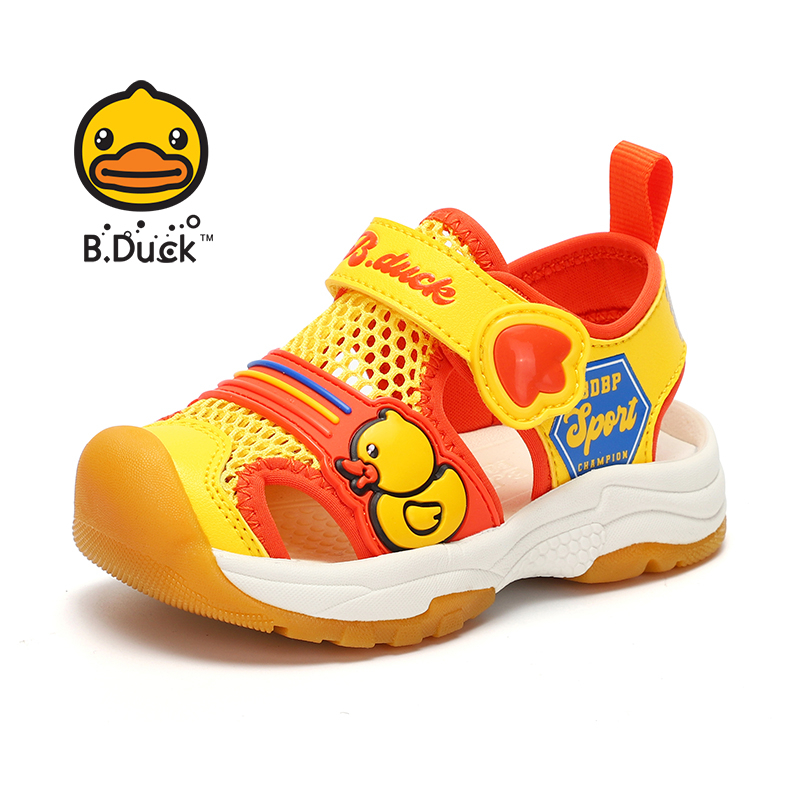 B.Duck อ่อนนุ่ม รองเท้าผ้าใบ กันลื่น รองเท้าเด็ก เด็กโต