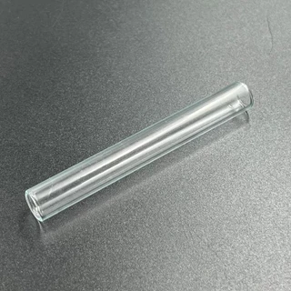 หลอดแก้วก้นทะลุขนาด 10x78 mm (ลบคมแล้ว) ผลิดจากแก้วโบโลซิลิเกตทนความร้อน