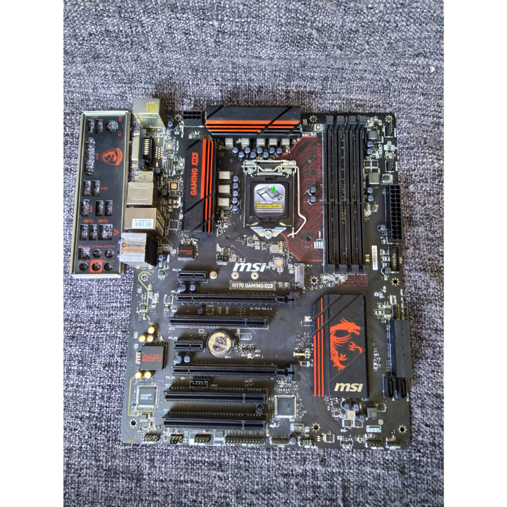 1151V1 MSI H170 GAMING M3 พร้อมฝาหลัง