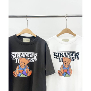 เสื้อยืด CALL ME AGAIN🧸 ลายเท็ดดี้ stranger things