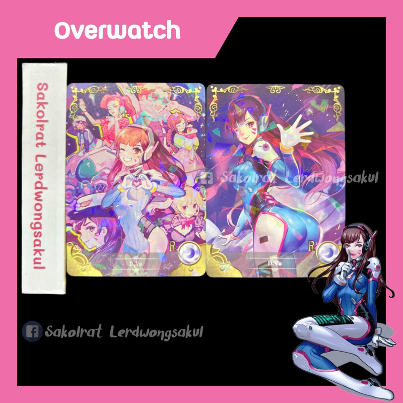 Overwatch การ์ดสะสม Goddess เกม ของสะสม การ์ตูนอนิเมะ