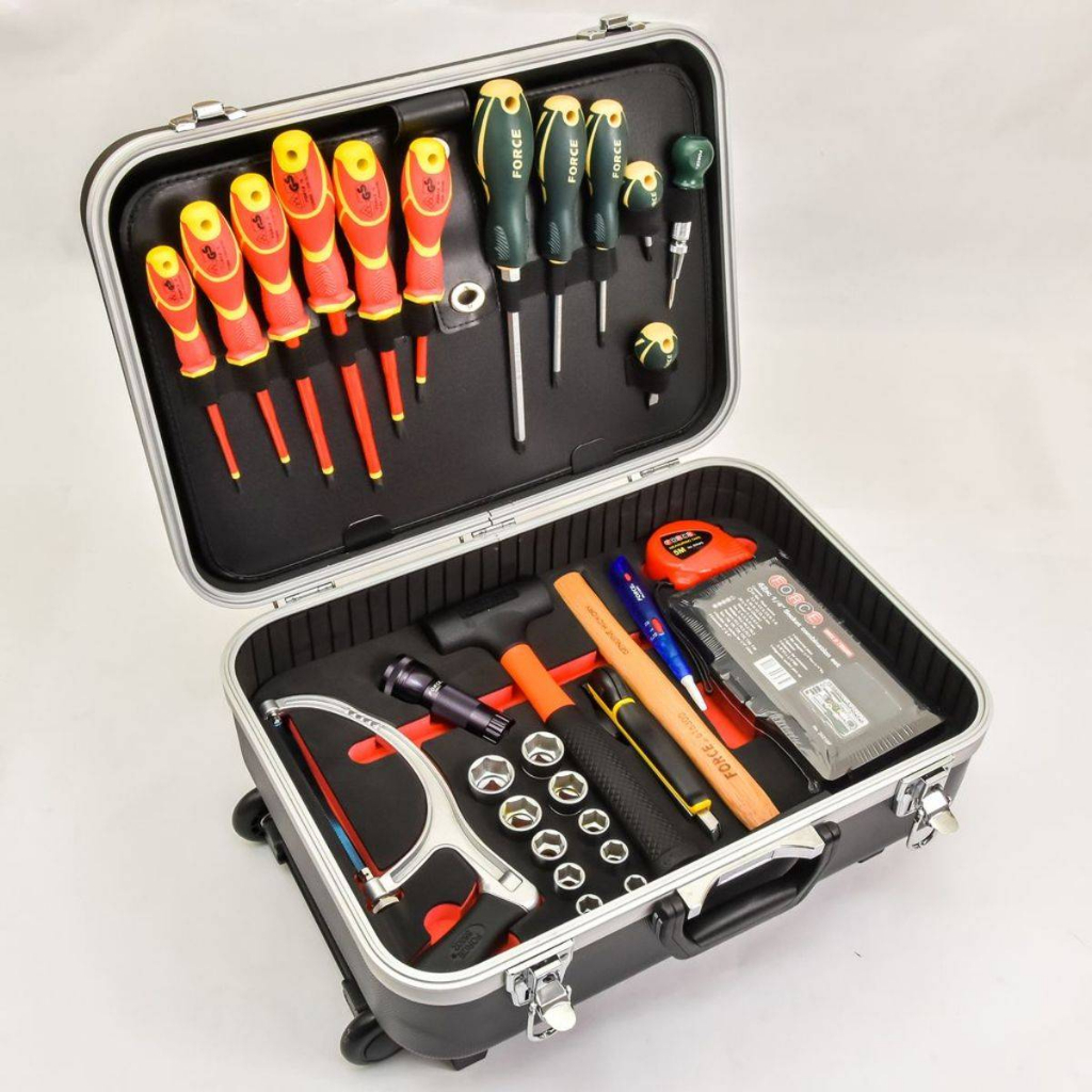 ชุดเครื่องมือช่าง 107 ชิ้น+พร้อมกระเป๋า FORCE/ฟอร์ซ