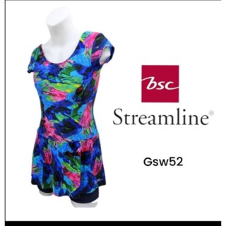 ชุดว่ายน้ำผู้หญิง BSC streamline ลดเยอะมาก (ชุดติดกัน)มีซับในมีฟองน้ำ