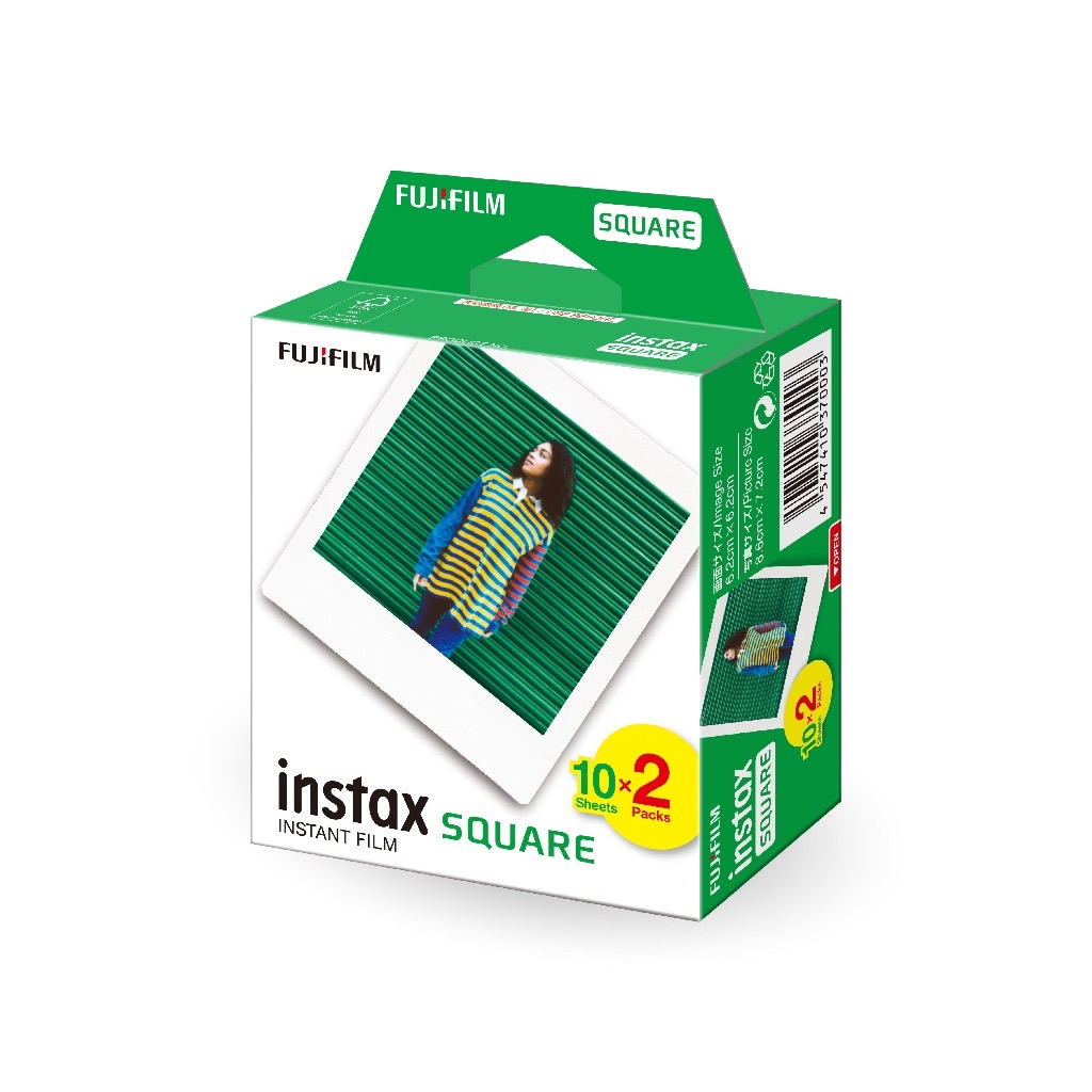 Fujifilm Instax Square Film Instant Film ฟิล์ม Pack40ใบ*Lotใหม่12/2026