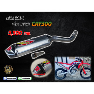 ชุดคอท่อ+ปลายท่อ (ปลายคาร์บอนแท้) PRO  CRF300 2164